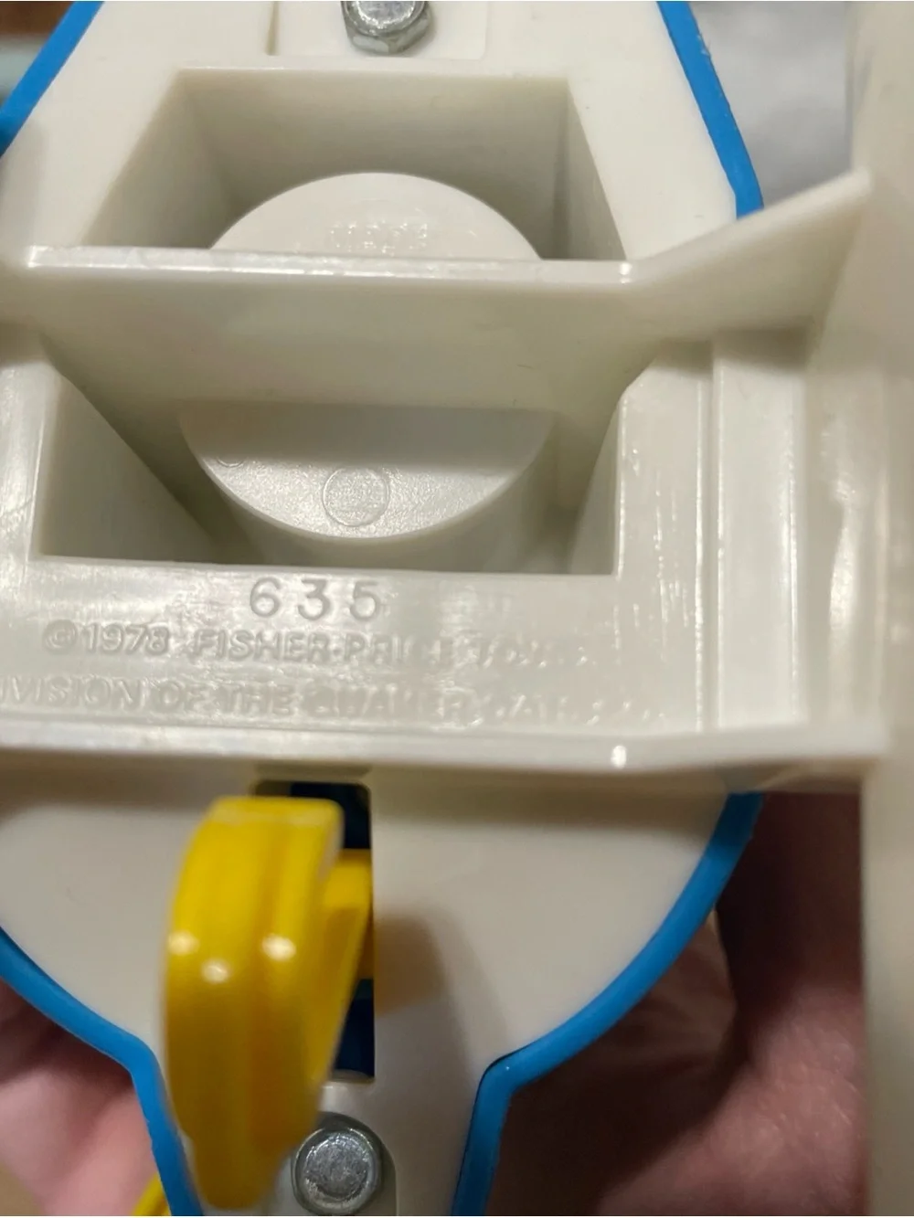 Vintage Fisher Price Little People Air Lift Copter Set #635